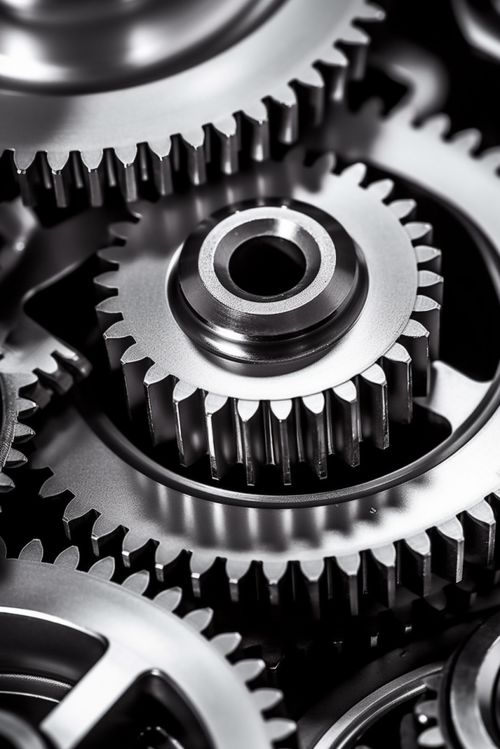 工業(yè)機械齒輪零件攝影藝術